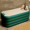 Plastic Inflatable Bathtub Adult Baby Pool Large PVC Foldable Portable Bathtub 220v/110v ,130*80*52cm/140*90*53 cm Optional 2