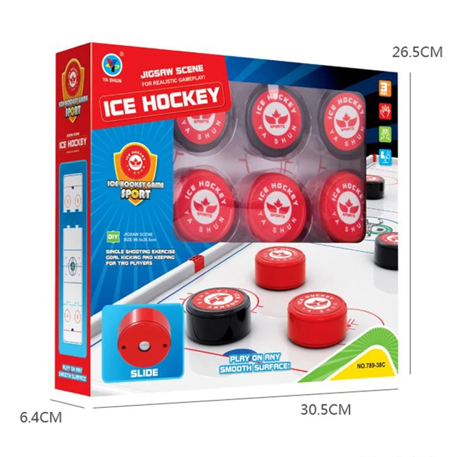 Tabletop Curling Game Portable Soccer Ice Hockey Toys Set