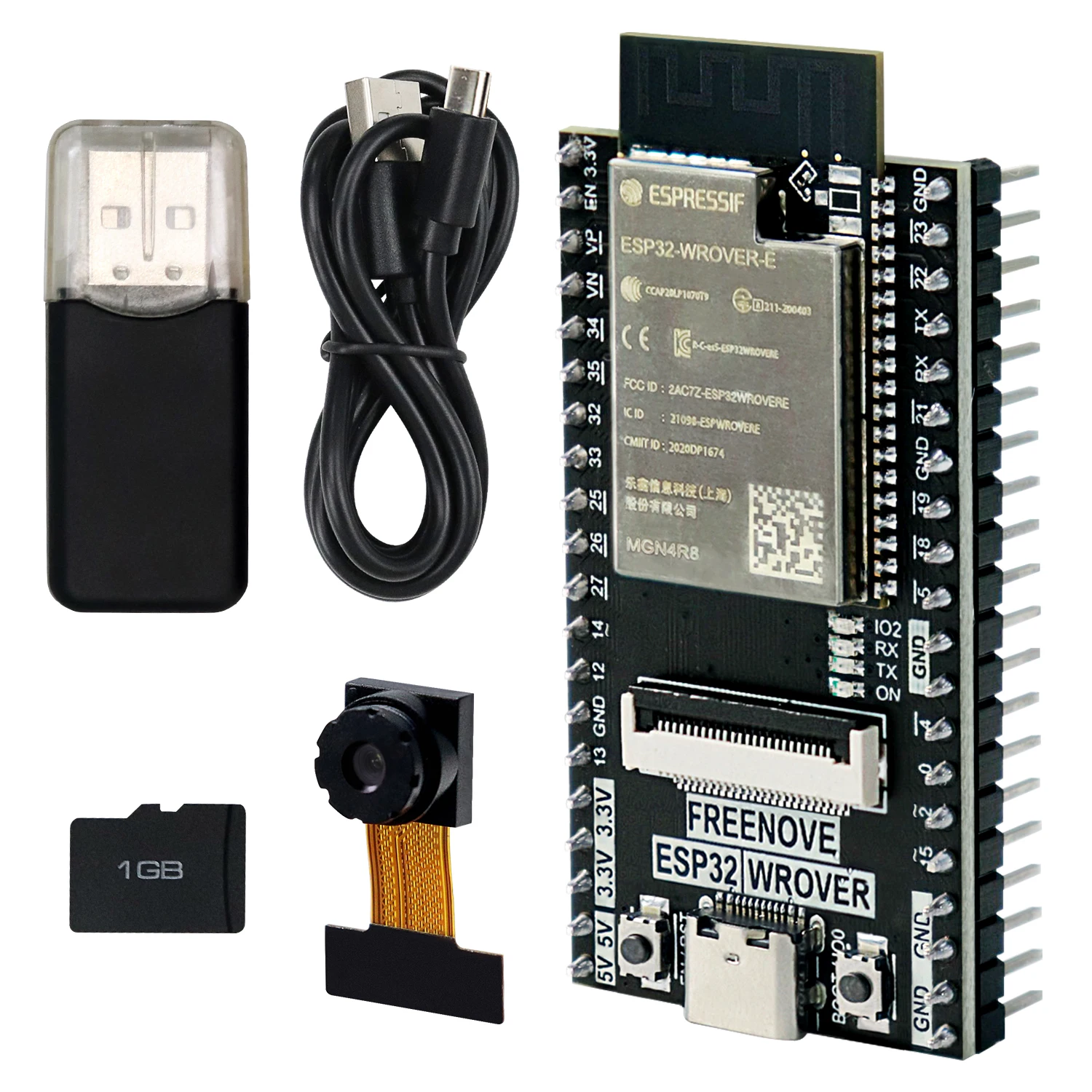 Freenove ESP32用拡張ボード Freenove Breakout Board for ESP32 / ESP32-S3 WROVER WROOM