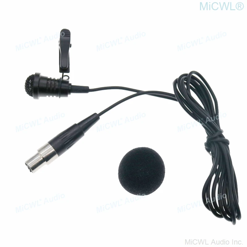 ME4 Microfone Lavalier para Microfono da bavero per AKG Samson Gemini Wireless XLR Mini a 3 pin - Image 4