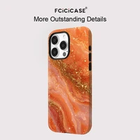 Fcicicase For Magsafe Wireless Charge Phone Case For iPhone 13 12 11 16 17 Air 15 Plus 14 Pro Max Soft Magnetic Marble Cover - Image 5