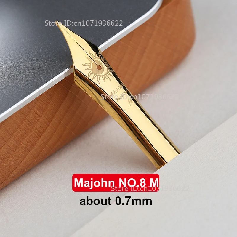 Majohn/Moonman's P140 Fountain Pen Offers Fluid Ink Flow And A Seamless Writing Experience. With A Built-in Brass Piston Mechanism, Refilling Is Easy With Bottled Ink And Has A Large Ink Capacity For - View #8
