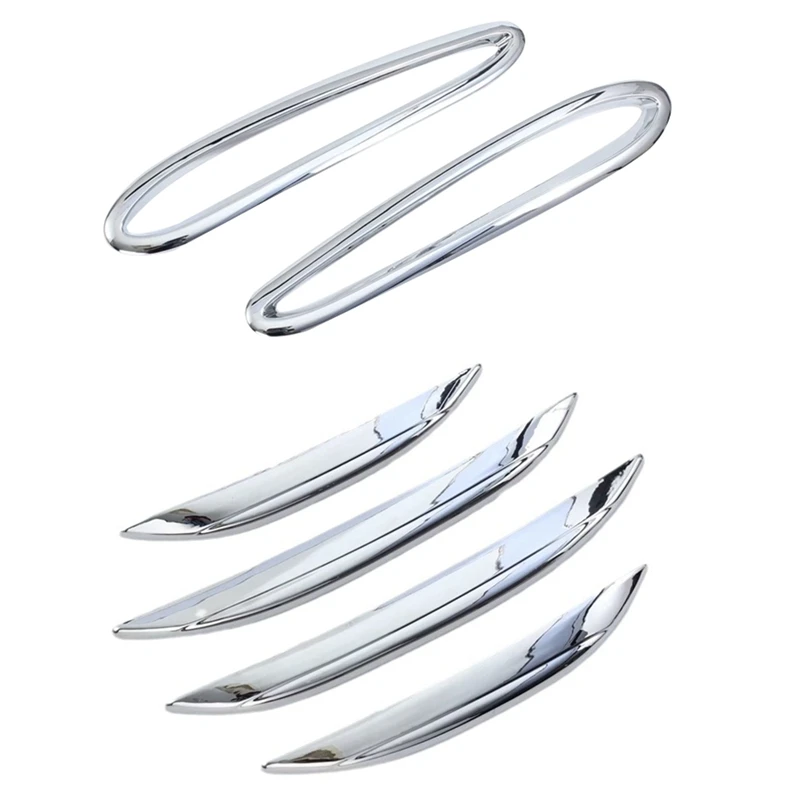 

Автомобильная Передняя фоторамка для Mercedes Benz GLC Class X254 2023, автомобильные принадлежности (серебристый)