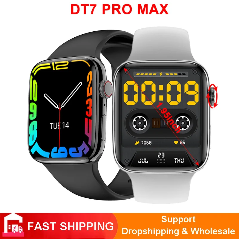 Dt7 Pro Max Smart Watch Dt7 Max Upgraded Version Series 7 1.95 Inch