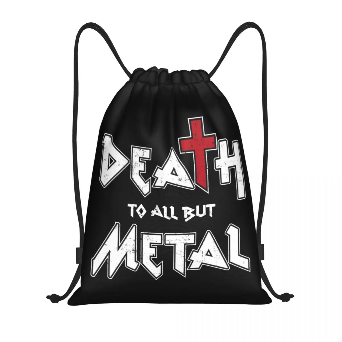 

Металлический Подарочный рюкзак Death To All, рюкзак на шнурке для мужчин и женщин, спортивный рюкзак для спортзала, Портативная сумка для тренировок