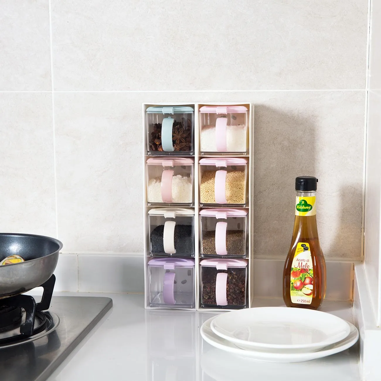 

4 шт., банки для специй