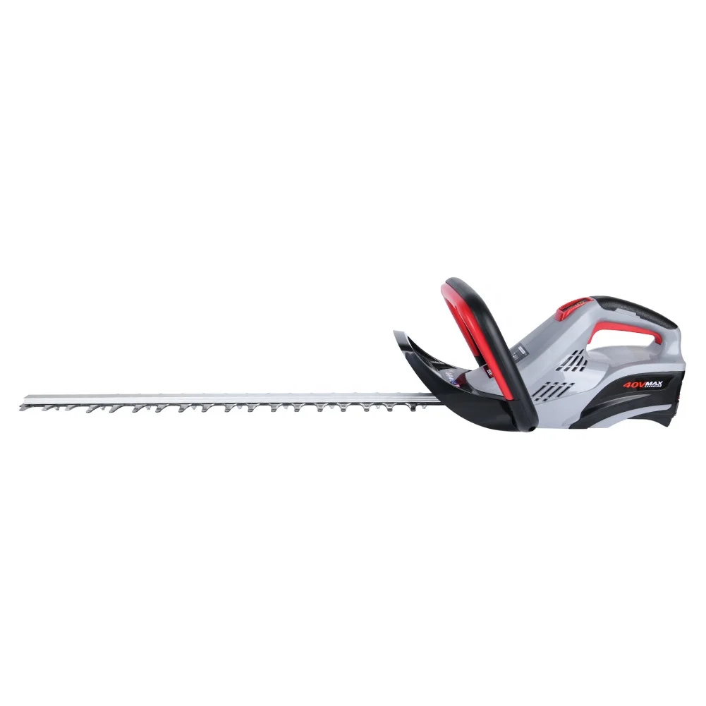 Vertak Double Blades 40V Battery Powerful Garden Electric Cordless Hedge Trimmer multifunctional 220v 1880w cordless brushless hedge trimmer with 48cm blade fit makita 18v battery 4 0ah red blue garden tool