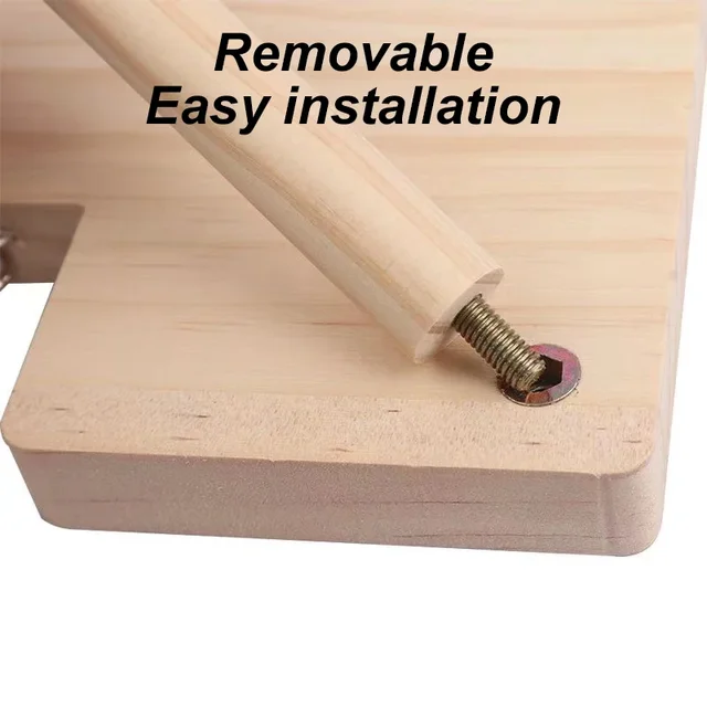 Wooden Hamster Climbing Ladder 4