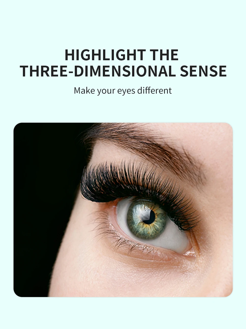 NATUHANA 16 Linien 8~15mm Wimpernverlängerung 100 % handgemachte natürliche weiche falsche Wimpern Großhandel Wimpernzubehör – Detail 5