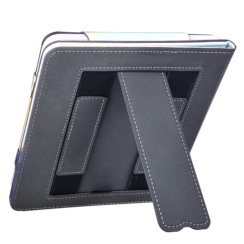 Premium Stand Case for 7 eReader - PU Leather Cover with Auto Sleep/Wake & Dual Hand Strap