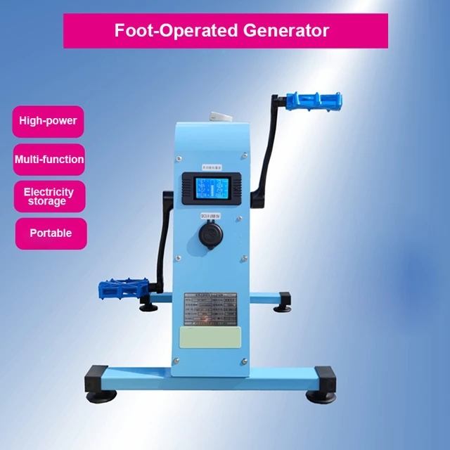 50W 5V 3A Foot Pedal Generator Foot Pedal Fitness Hand Crank Generator