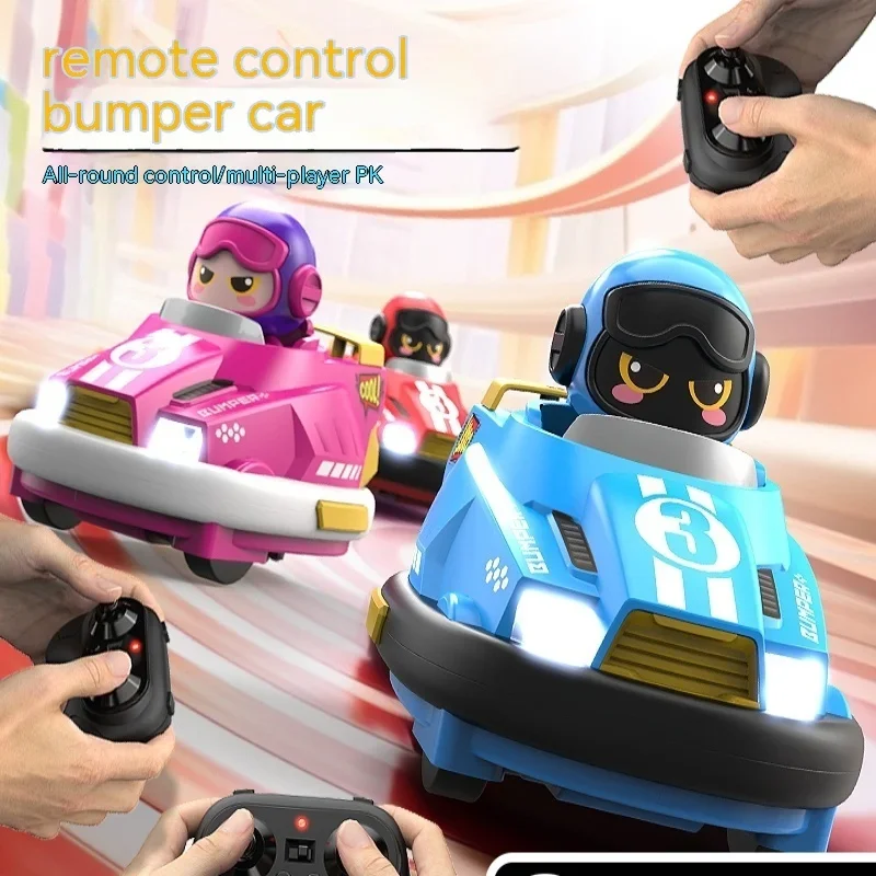 2.4g Rc Remote Control Bumper Car Toy Children'S Pair Versus Running Kart Car Racing Toy Boy Playing Football Toy Christmas Gift 5