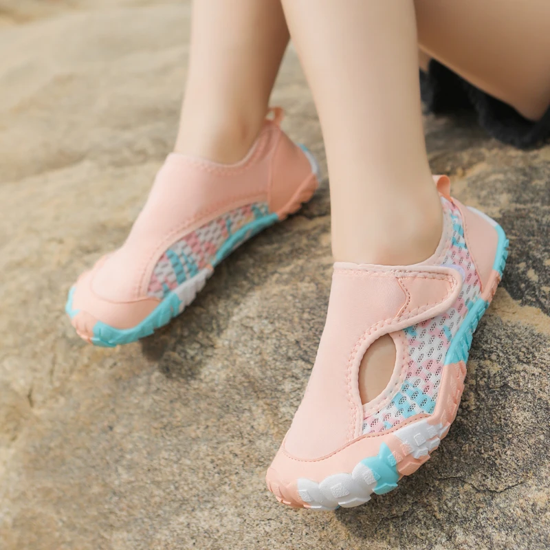 Water Shoes Aqua Shoes Barefoot Shoes Kids Barefoot Shoe Boys Girl Aqua Shoes Children Quick-drying Water Sneakers Anti-slip Summer Beach Walking Sandal Hiking Bootie