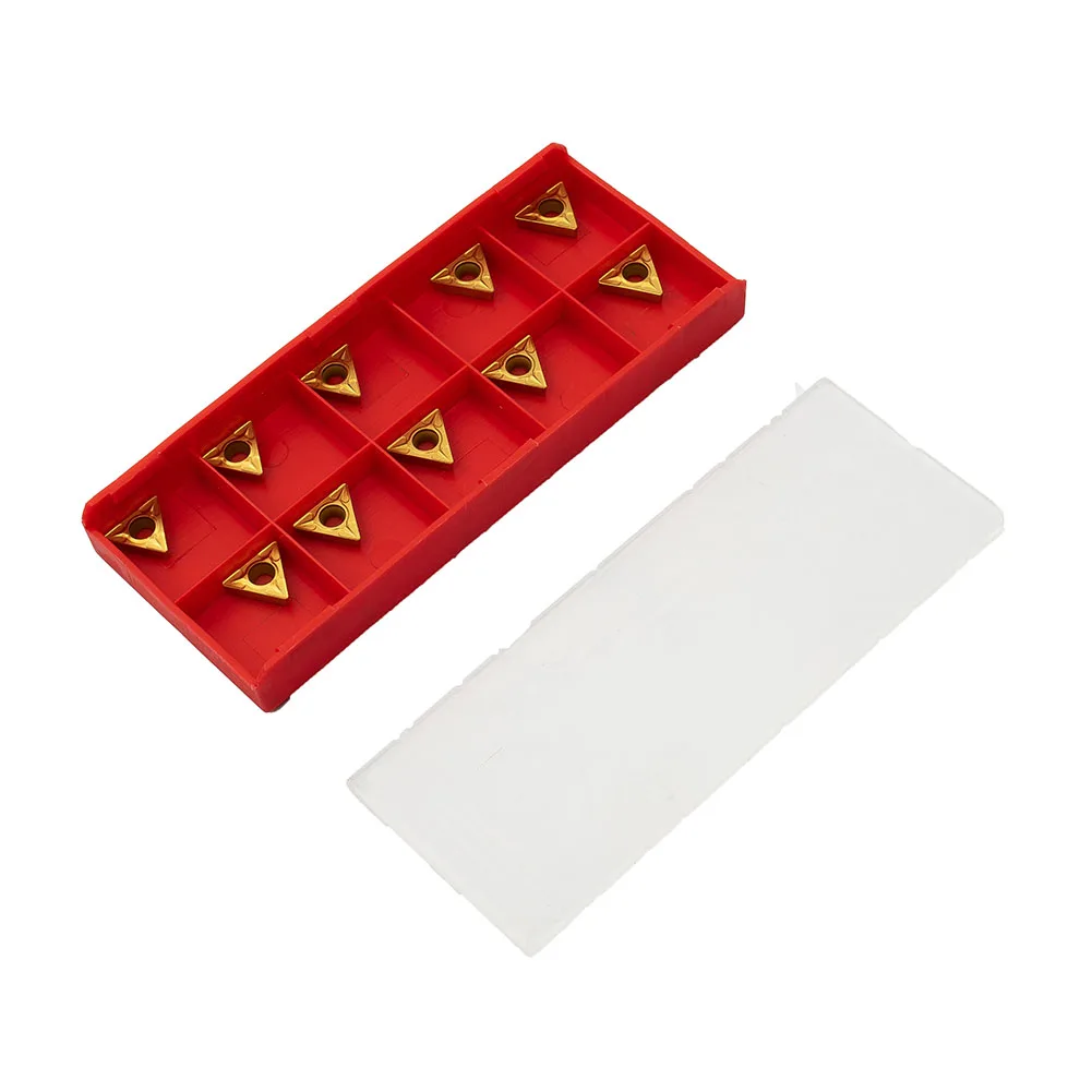 

Carbide TCMT110204 US735 Blade Grinding Threading Tool Turning 10 Pcs 95 Hardness CNC Lathe Precision Practical