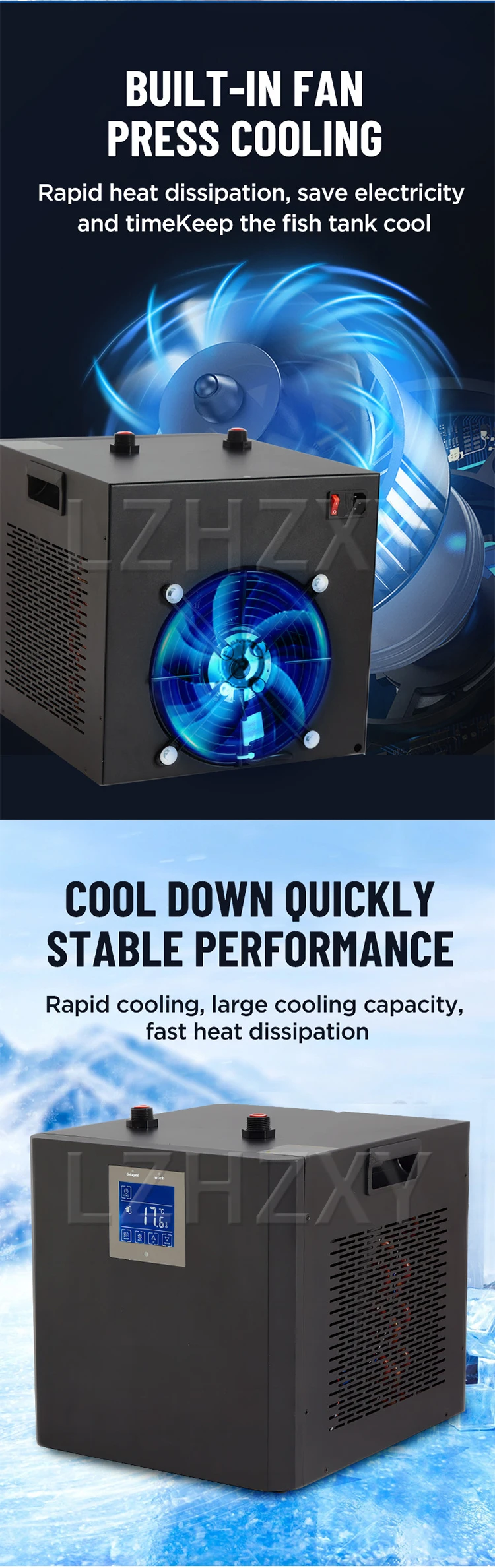 Home aquarium fish tank special water chiller sports Rehabilitation therapy ice