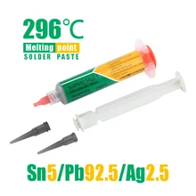 

Needle-tube Type Solder Paste Sn5pb92.5ag2.5 Melting Point 296 ℃ Solder Paste High Melting Point Is Suitable for Weld