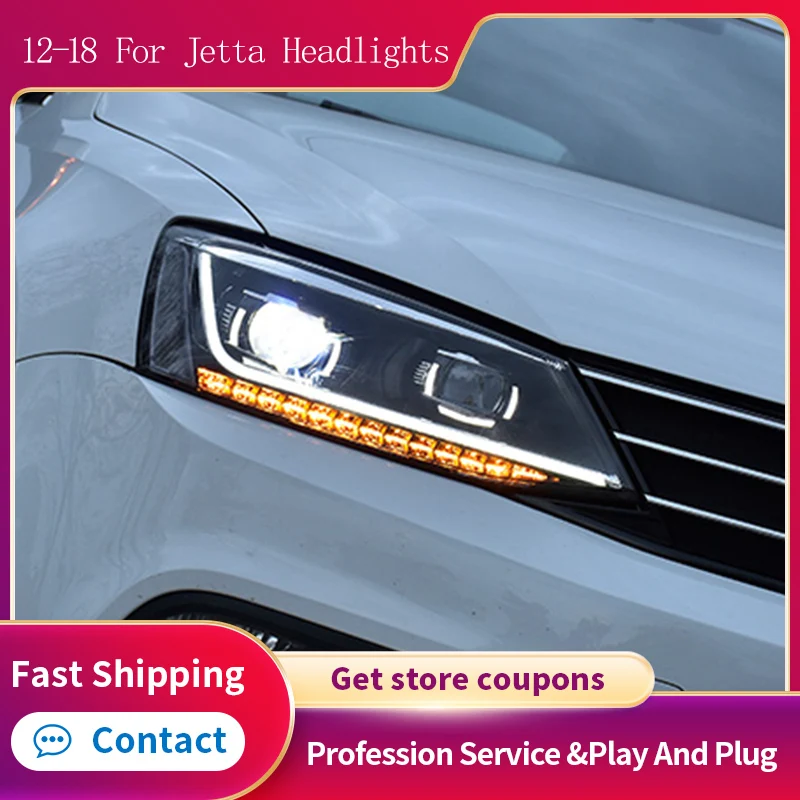 Head Lamp for Jetta Sagitar MK6 LED Headlight 2012 2018 Headlights MK6