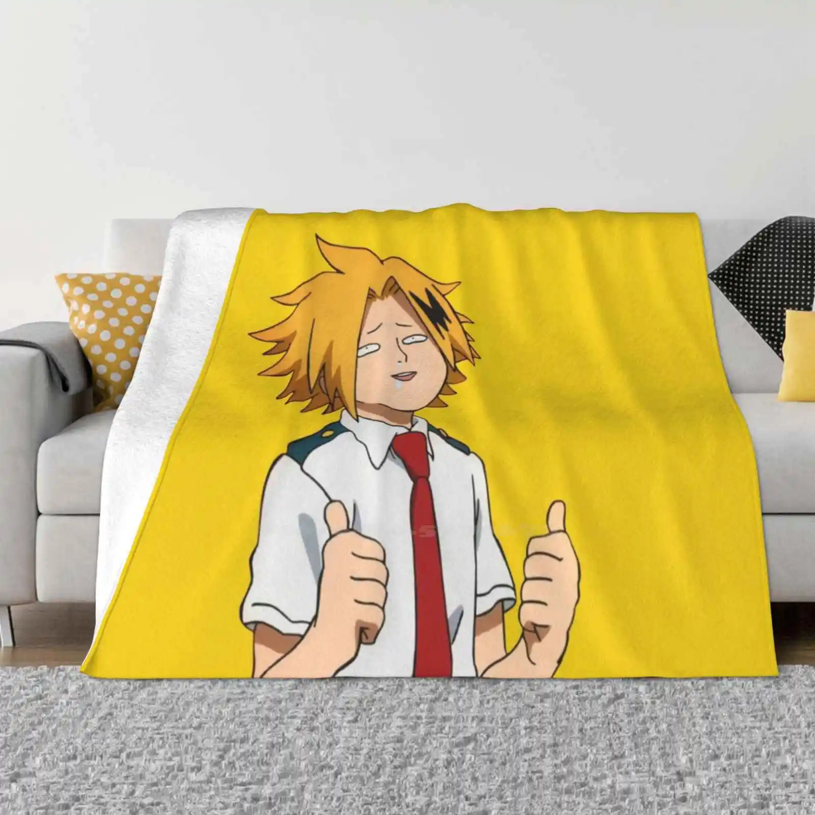 

Denki Kaminari Fashion Soft Warm Throw Blanket Bnha Boku No Hero Academia Mha Denki Kaminari Kaminari Denki Anime Chibi Deku