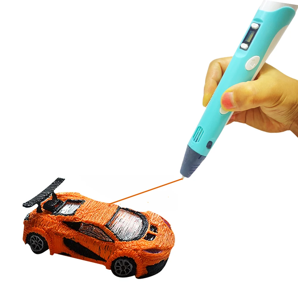 3D Pen for Children 3D Drawing Printing Pen with LCD Screen Compatible PLA Filament Toys for Kids Christmas Birthday Gift