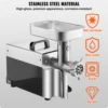 VEVOR Stainless Steel Commercial Meat Grinder, 5 Lbs/Min Capacity Electric Meat Grinders w/ Blade, Grinding Plate, Sausage Maker 5