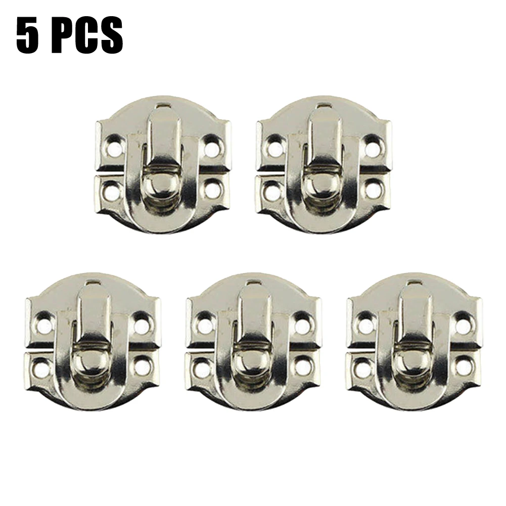 Jewelry Box Hasp 5/12set Latch With Screws Suitcase Cabinet Antique Bronze Jewelry Wooden Case Vintage Hardware