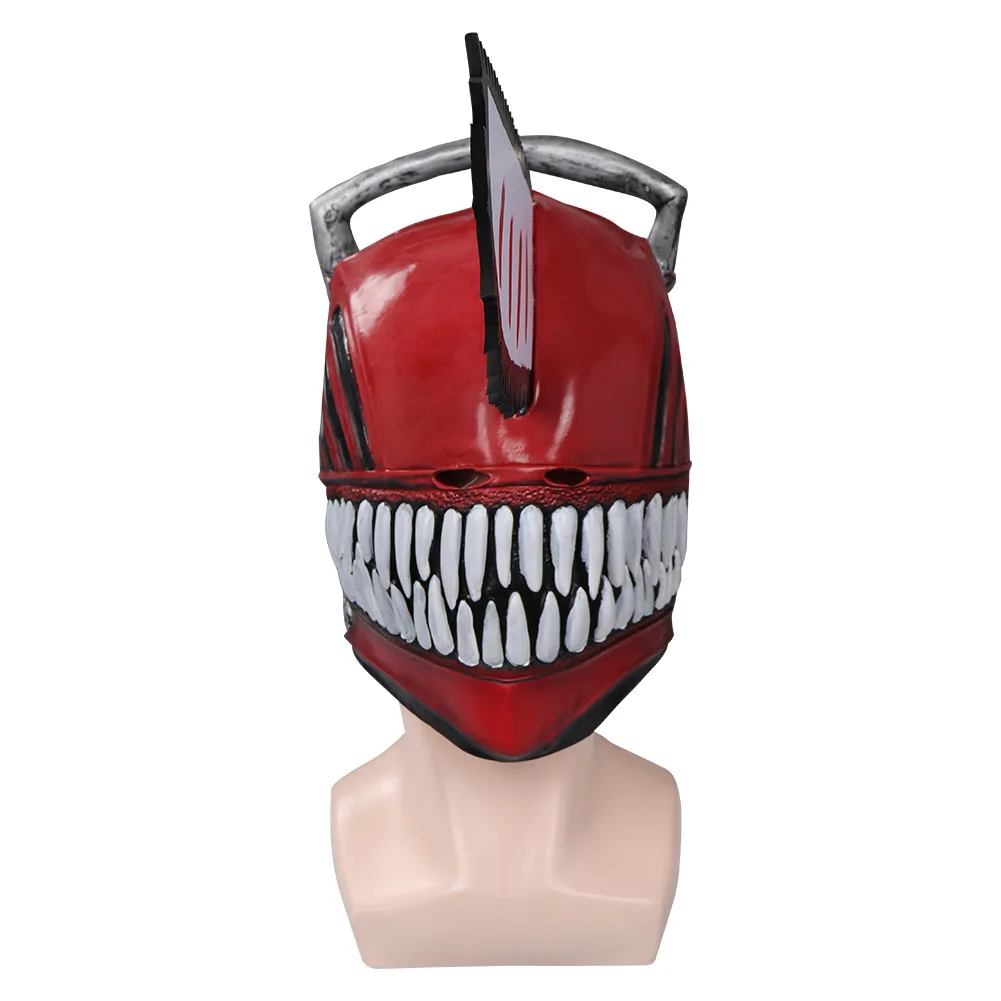 Denji Cosplay Fantasy Wristlet Helm Anime Kette Cosplay Saw Disguise Kostüm Zubehör Hand Requisiten Erwachsene Rollenspiel Requisiten – Detail 9