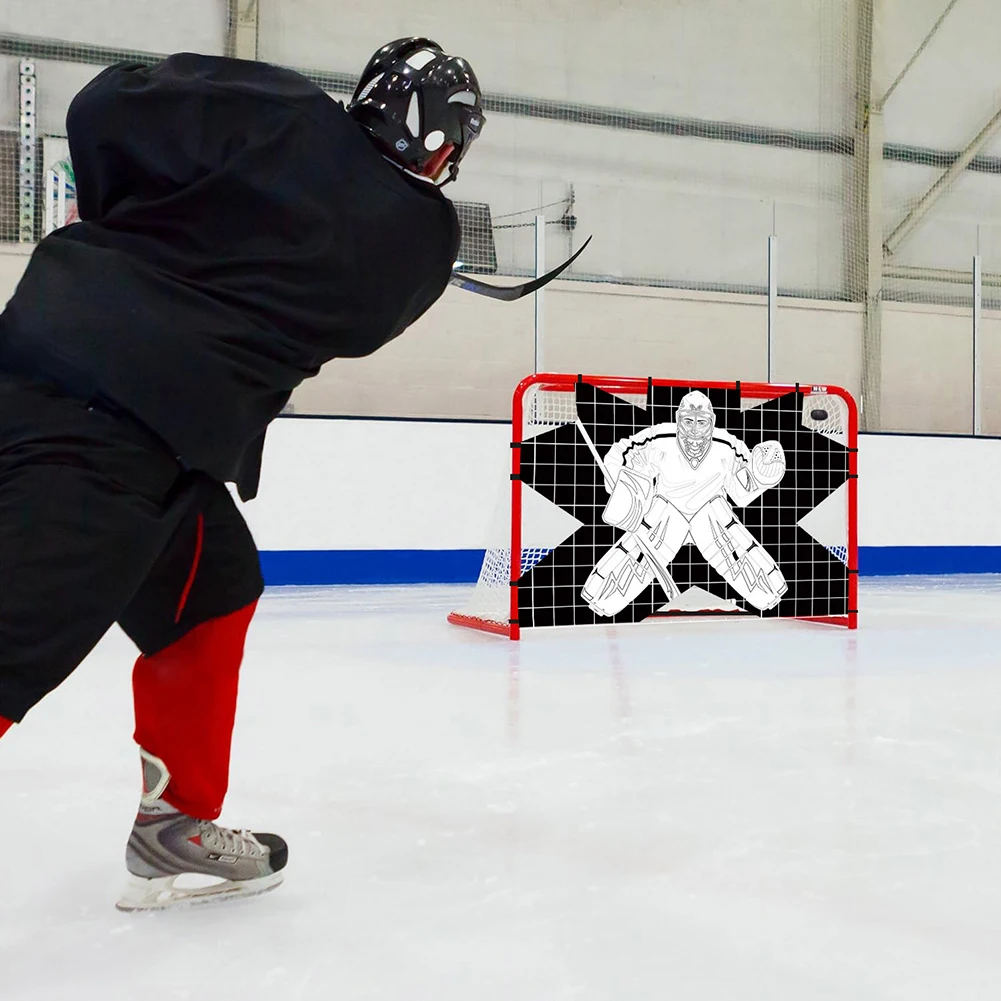 Hockey Goal Practice Target Hockey Net Training Target Hockey Shooting Training Aid for Practicing Shooting Accuracy