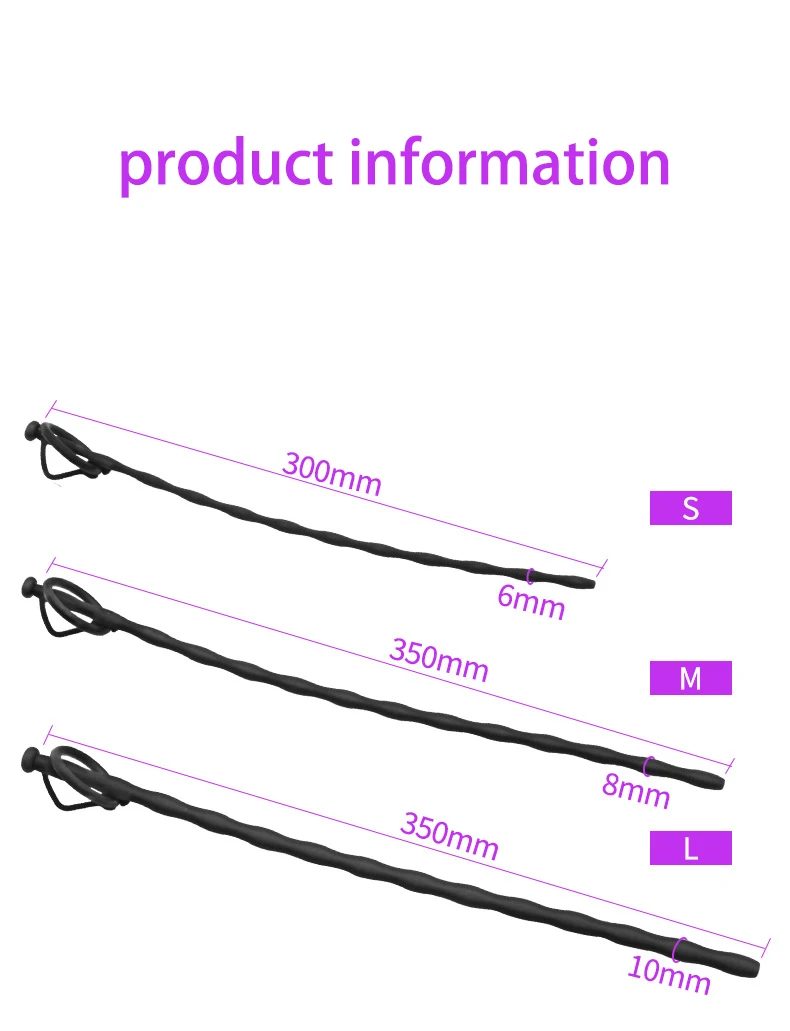 Urethral Sounding Catheter Dilators Long Hollow Penis Plug With Stopper Horse Eye Stimulator Prostate Massage BDSM Men Sex Toys