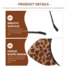 2 Pcs Fox Leopard Cat Ear Headband Women's Faux Fur Animal Metallic Fabric Headwear for Party 2