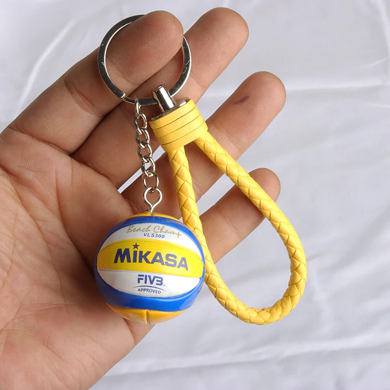 Schmuck Geschenke PVC Volleyball Schlüsselanhänger Mode Mini Kreative Strand Ball Schlüsselanhänger Bunte Niedliche Mini Ball Schlüsselanhänger Ornamente – Detail 9