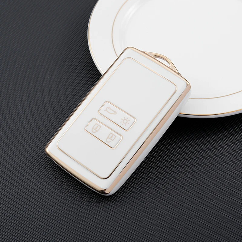 Car Key Cover Case Keychain For Renault Koleos Kadjar Captur Megane Talisman Espace Clio Zoe Scenic 4 Arkana Dacia Sandero Key Case Key Case Cover