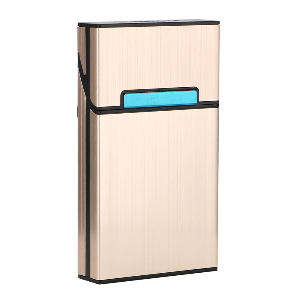 Elegant Aluminum Tobacco Storage Case - Stylish Pocket Container & Gift Box