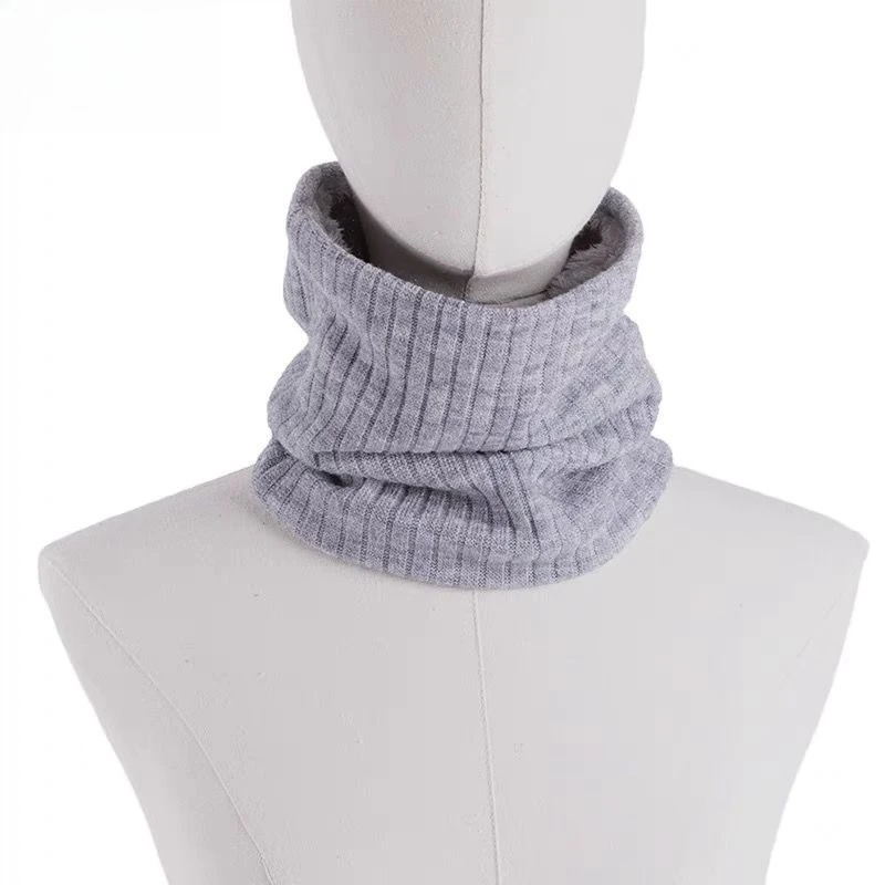 Winter Neckerchief Knitted Warm Scarf Fashionable And Versatile Windproof Neck Scarf for Outdoor Sport