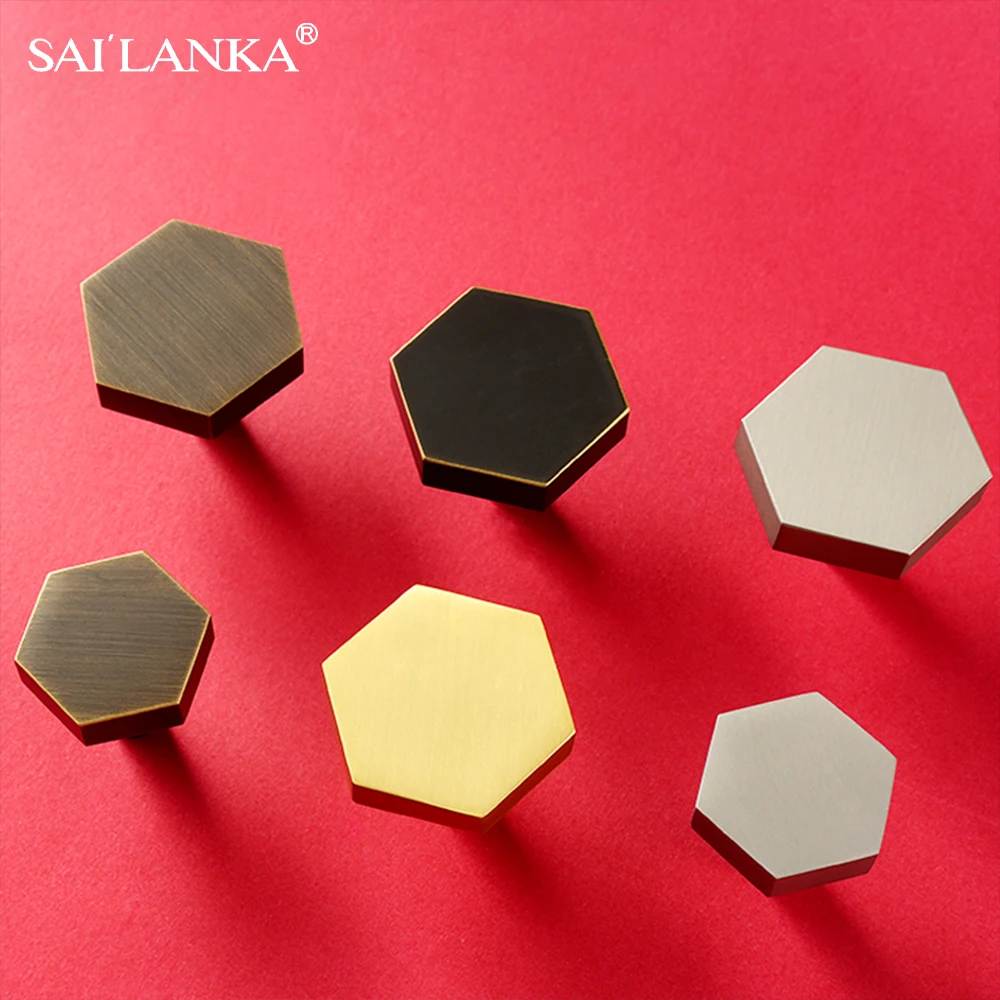 

SAILANKA Furniture Knobs Kurled Cabinet Handles Bathroom Funiture Pulls Drawer Small Knobs Modern Minimalist Single Hole Handle