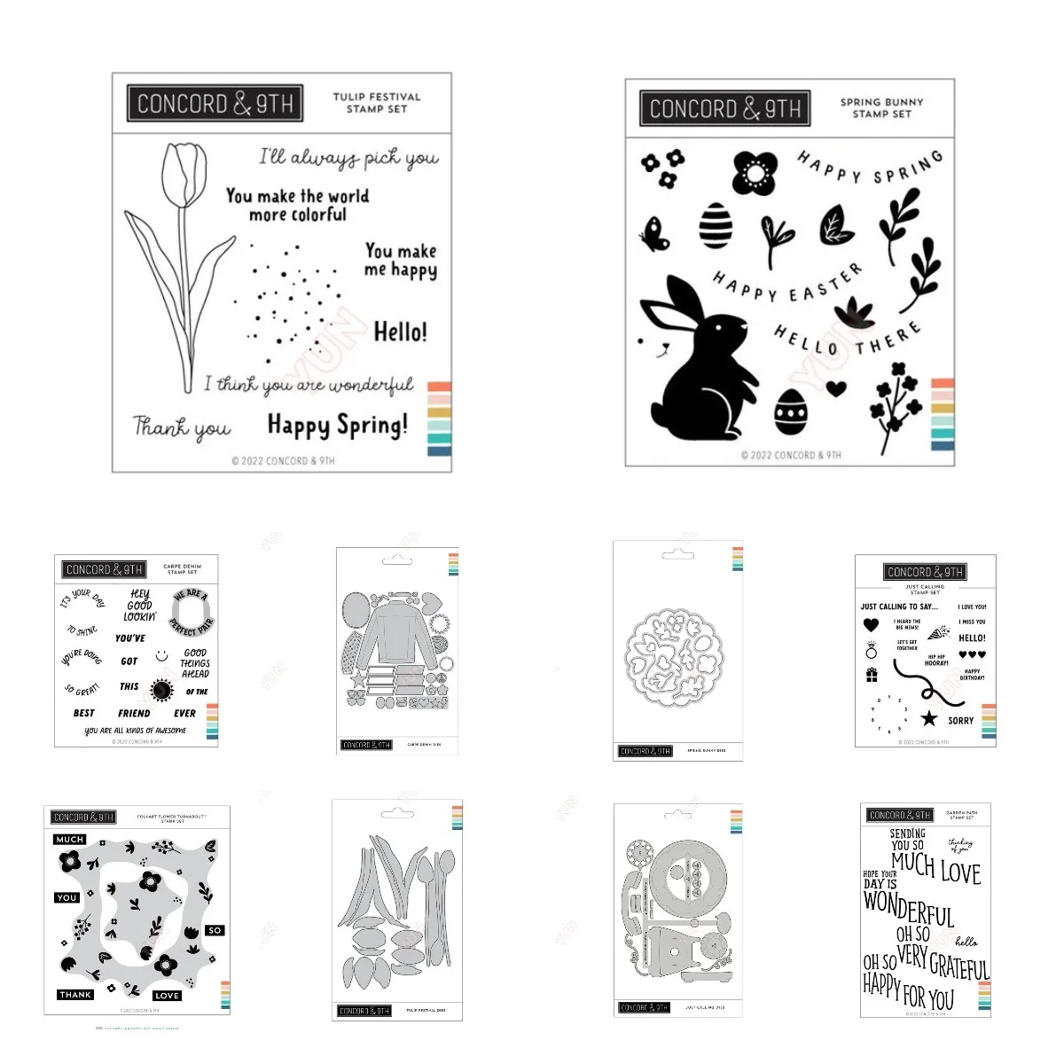 Folkart Flower Tulip Bunny Just Calling Metal Cutting Dies Timbri Stencil Scrapbook Fai Da Te Decorazione Artigianale Biglietti Di Auguri Fatti A Mano