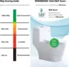One Piece Toilet with Soft Closing Seat Chair Height 1.28 GPF Dual Water Sensed 1000 Gram MaP Flushing Score Toilet with Chrome 4