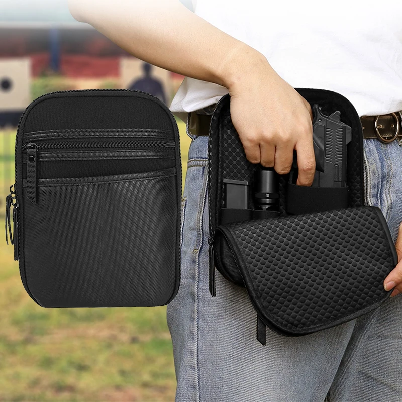 Concealed Carry Airsoft Pistol Holster Magazine Holder Waist Bag Tactical Gun Case Hunting Fanny Pack Glock 17 Belt Pouch