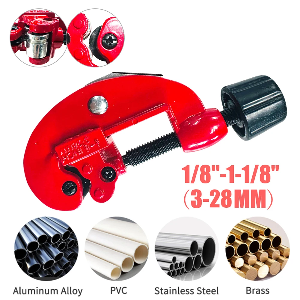 

Hardware Tools Pipe Cutter For Copper Brass Plastic Aluminium Copper Brass Plastic Aluminium Alloy Piping Tube Cut 3-30mm