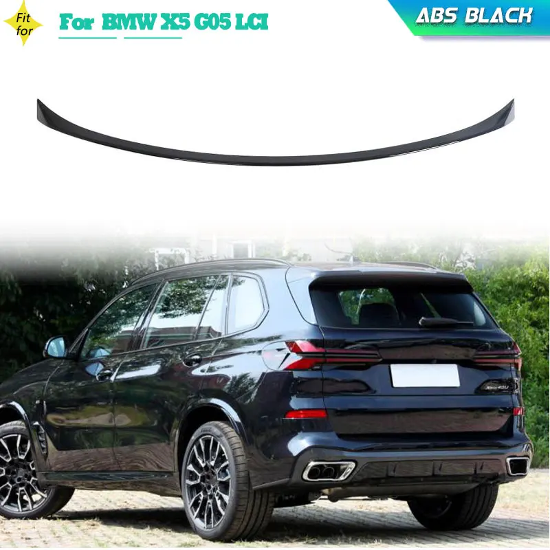 

ABS Gloss Black Car Rear Trunk Middle Spoiler Wings For BMW X5 G05 LCI M Sport 2024 Racing Rear Boot Lid Wing Lip Body Kits