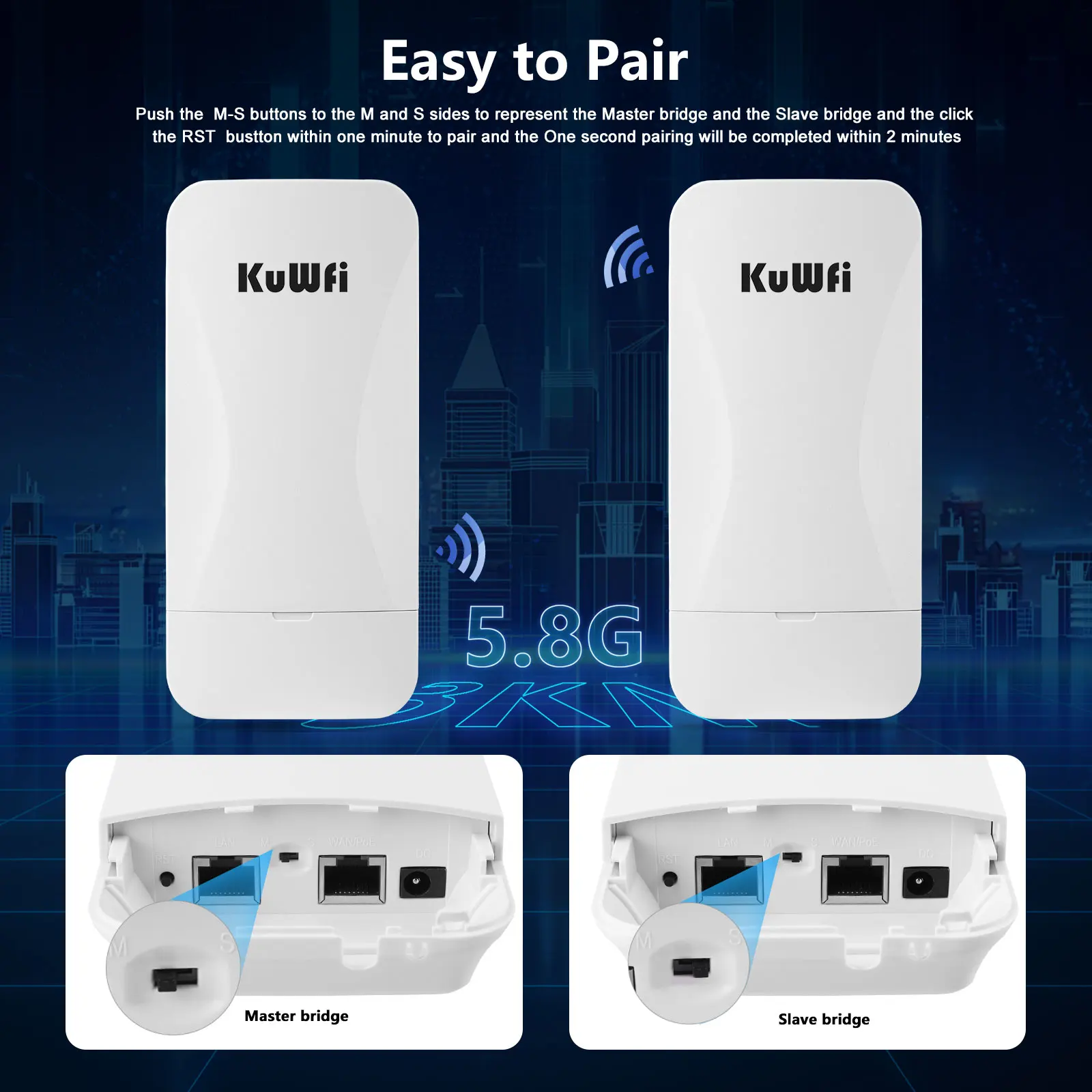 AP Ponte WiFi, Cobertura WiFi para Câmera,