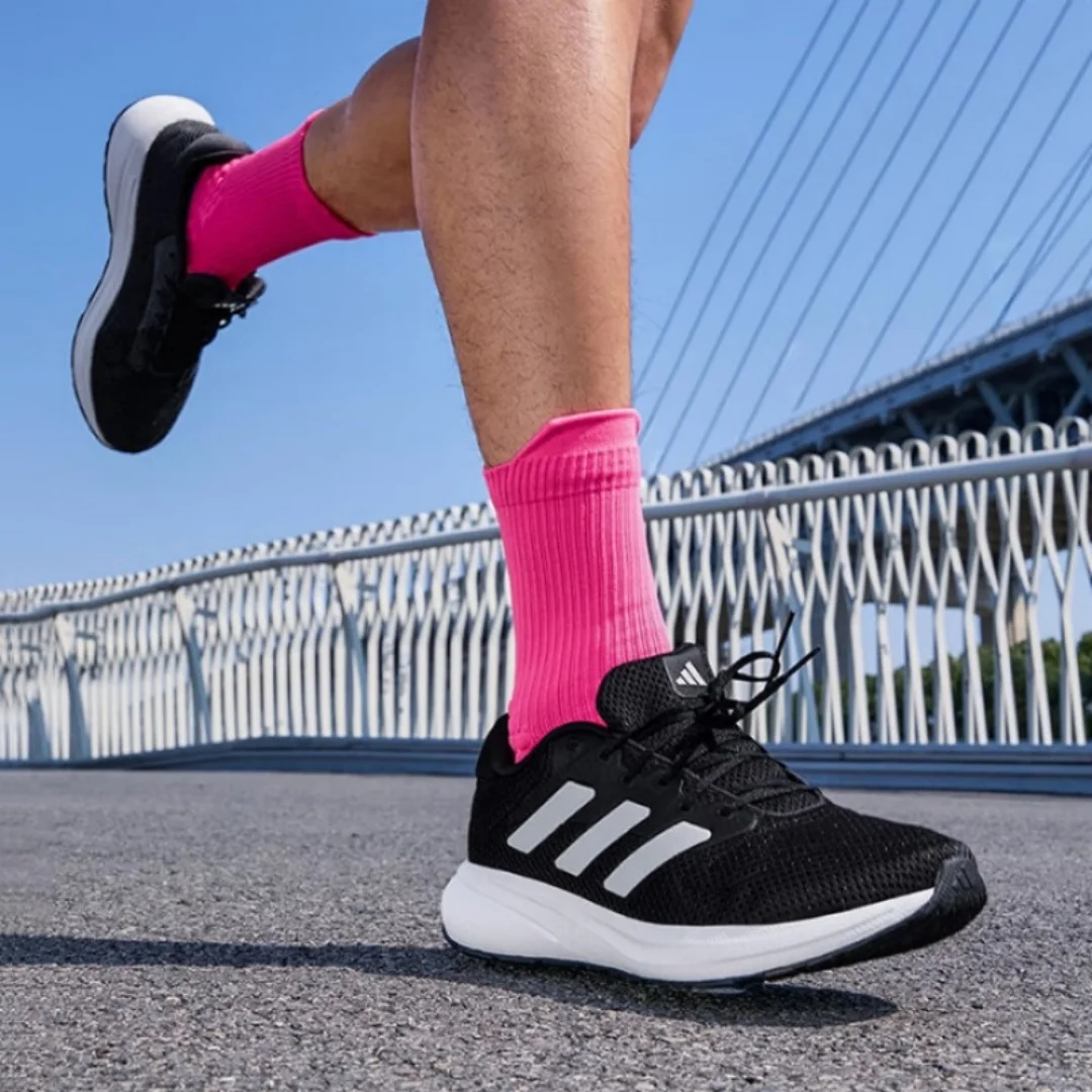 Adidas/Adidas Scarpe da uomo e da donna Nuove scarpe sportive casual comode e leggere da corsa Ih6100 - immagine 5