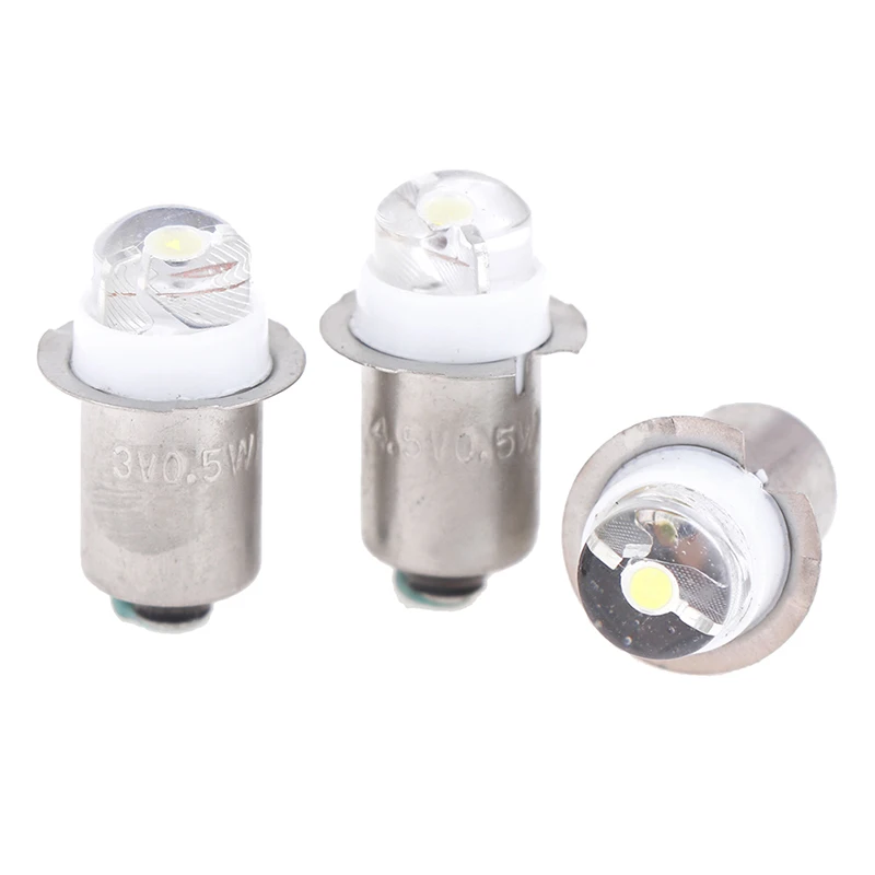 

1Pcs LED Light Bulb P13.5S 0.5W Work Light Flashlight Torch Light Replacement Led Bulb Work Light Lamp 3V 4.5V 6V