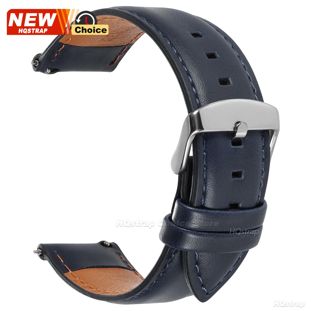 Timeless Leather Quick Release Watch Strap - Vintage Crazy Horse Waterproof Bracelet