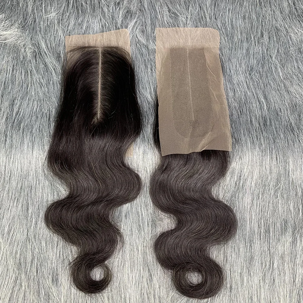 2x6 Hd Lace Closure Super Double Draw Body Wave 2x6 Closure Human Hair Transparent Lace Closure Only Hair Extensions for Women