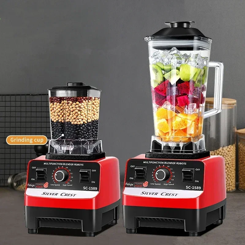 450W High Power Smoothie Blender BPA Free 2.0L and 0.5L Dual Jar High Performance Kitchen Mixer Juicer blender fruit juicer hand immersion blender hand blender food blender