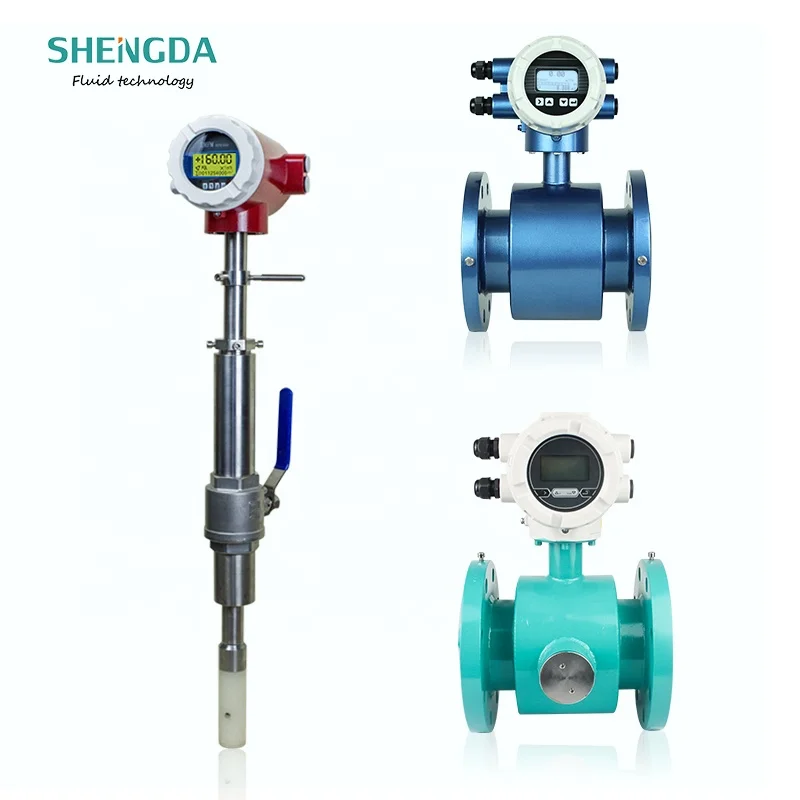 

Insertion mag flowmeter magnetic electromagnetic flow meter