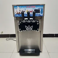 Soft Serve Ice Cream Machine Commercial Electric Ice Cream Makers Desktop Sundae Ice Cream Machine 220V 110V 2