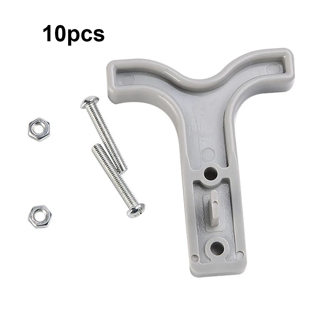 10Pack 50AMP 600V T-Handles Nuts Bolt For Anderson Style Plug Connector Tools 12-24V Terminals Electrical Equipment Supplies