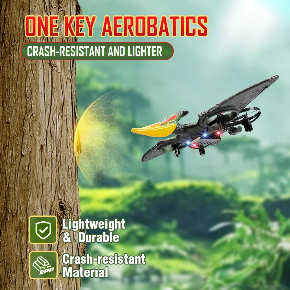 Gros plan sur le cockpit et les hélices de l'avion RC 2.4GHz aux couleurs vives.