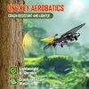 RC Plane Pterosaur 2.4G 6-Axis Gyro EPP Foam RC Aircraft With Led Light One Key Take Off 360 Rotation RC Glider Flying Toys 2
